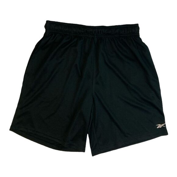 Reebok Men's Active SPEEDWICK Birds Eye Mesh Moisture Wicking Short - Black Dot - Picture 1 of 1